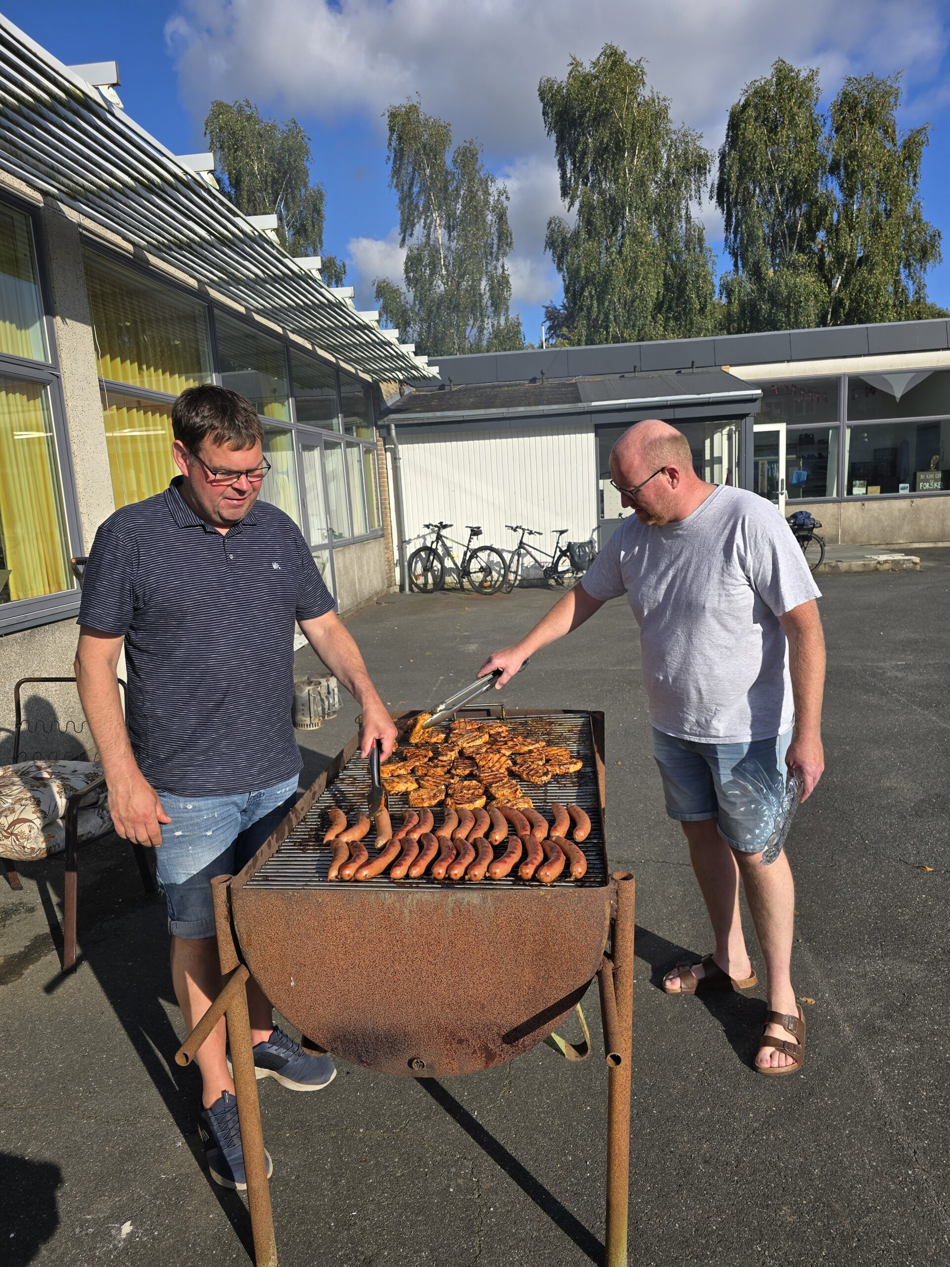 Grillmestrere Torben, Michael og Kristian